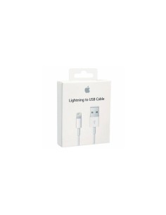 Cable USB Lightning Apple MD818 y Cargador USB Apple MD813 2