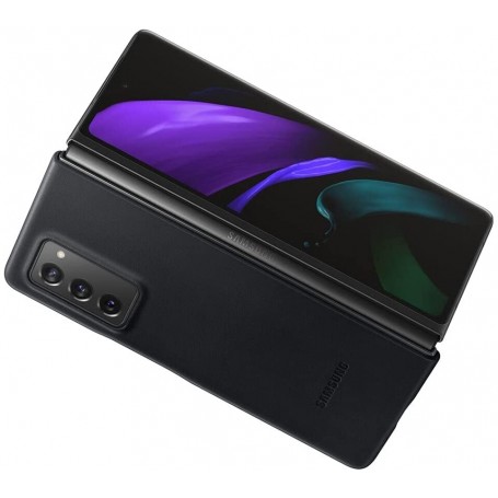 Funda de Piel para Samsung Galaxy Z Fold 2 Negro Modelo EF-VF916LB