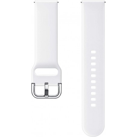 Correa Sport Band 20 mm para Reloj Smartwatch Samsung Galaxy Watch Active 2 Color Blanco Modelo ET-SFR50MWE