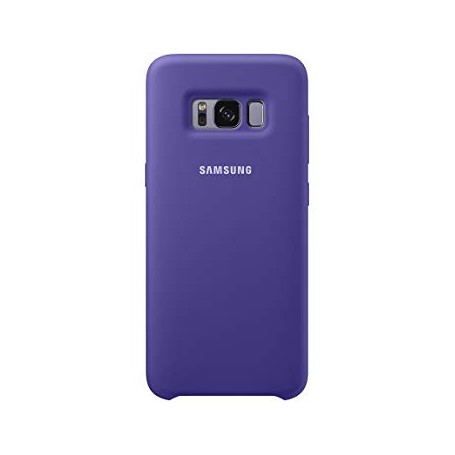 Funda Samsung de silicona Para Galaxy S8 Color Morado Modelo EF-PG950TV | Estado Muy Bueno | Outlet