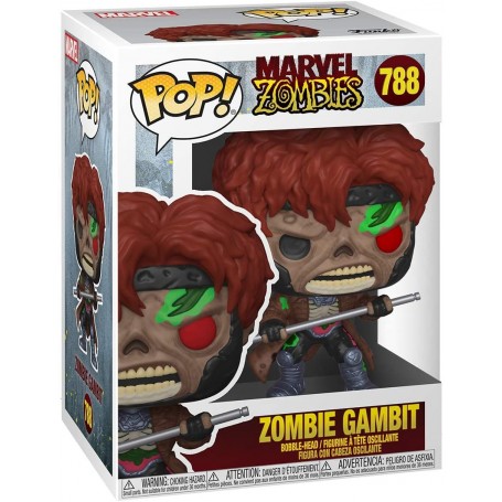 Figura Funko Pop! Marvel Zombies Zombie Gambit Modelo 788 | 49941