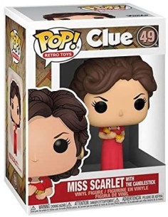 Figura Funko Pop! Juguetes Retro Cluedo Mrs. Scarlet con... 2