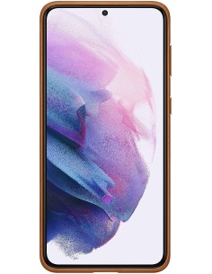 Funda Samsung En Piel para Galaxy S21 Plus Color Marrón... 2