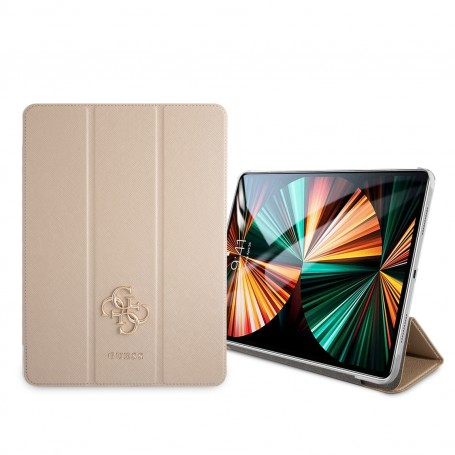Funda Guess de Piel para iPad Pro en color Dorado Modelo GUIC11PUSASGO