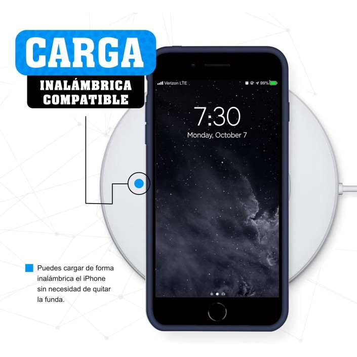 Funda Silicona para Apple iPhone 7 / 8 / SE...