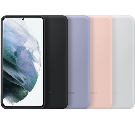 Funda de silicona para Samsung Galaxy S21 Plus Violeta Modelo EF-PG996TV