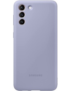Funda de silicona para Samsung Galaxy S21 Plus Violeta...