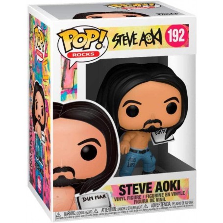 Figura Funko Pop! Rocks Steve Aoki Modelo 192 | 53765