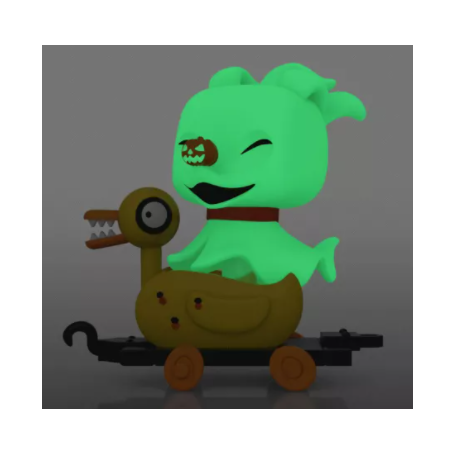 Figura Funko Pop! Disney Pesadilla antes de Navidad Zero en Carro de Pato Modelo 10 | 57275 Brilla en la oscuridad