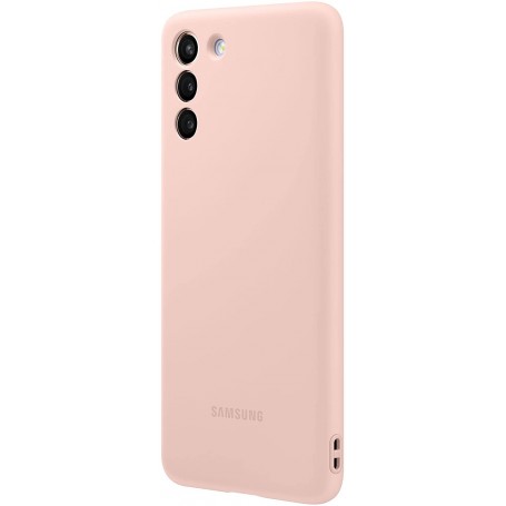 Funda Samsung de Silicona Para Galaxy S21 Plus Rosa Modelo EF-PG996TP
