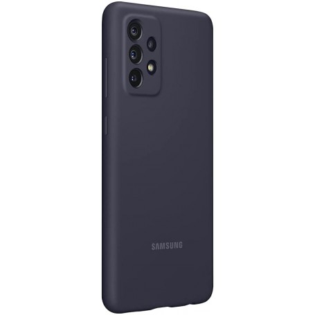Funda Samsung de Silicona Para Galaxy A72 Color Negro Modelo EF-PA725TB