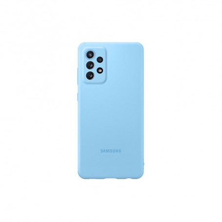 Funda Samsung de Silicona Para Galaxy A72 Color Azul Modelo EF-PA725TL