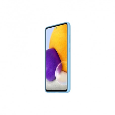Funda Samsung de Silicona Para Galaxy A72 Color Azul Modelo EF-PA725TL