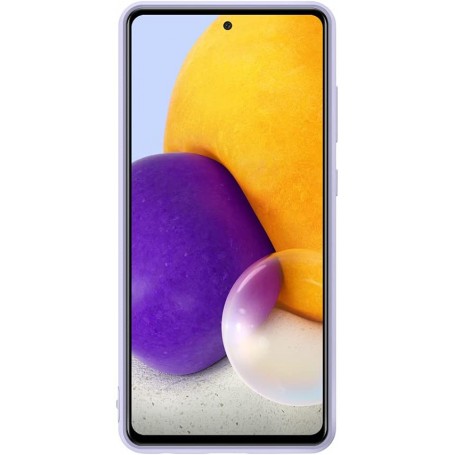 Funda Samsung de Silicona Para Galaxy A72 Color Violeta Modelo EF-PA725TV