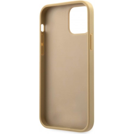 Funda Guess de Piel Acolchada para iPhone 12 Pro Max Color Dorado