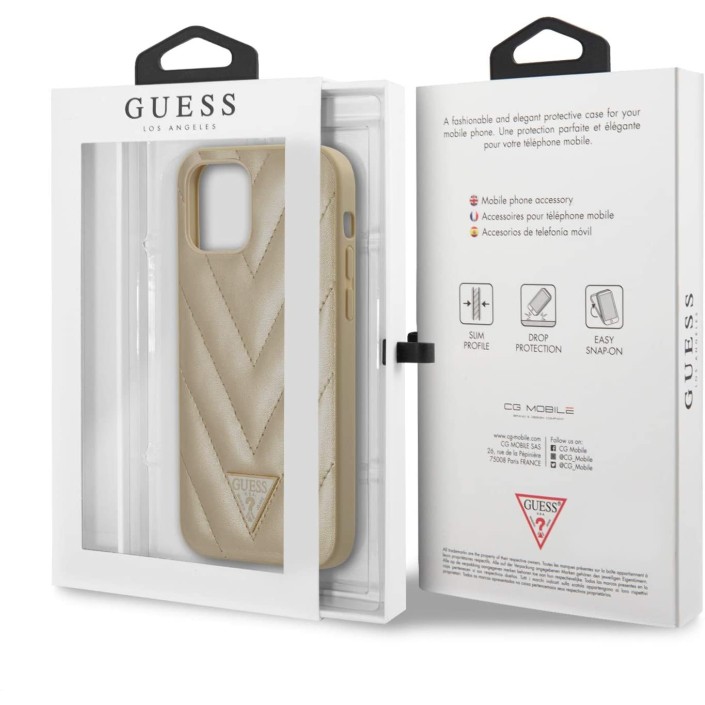 Funda Guess de Piel Acolchada para iPhone 12...