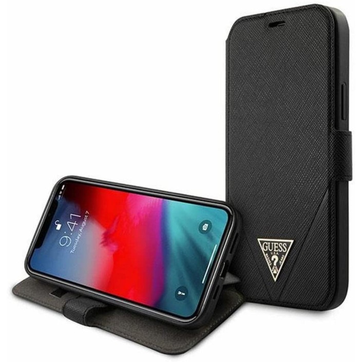 Funda Guess Tipo Libro diseño Saffiano Piel...