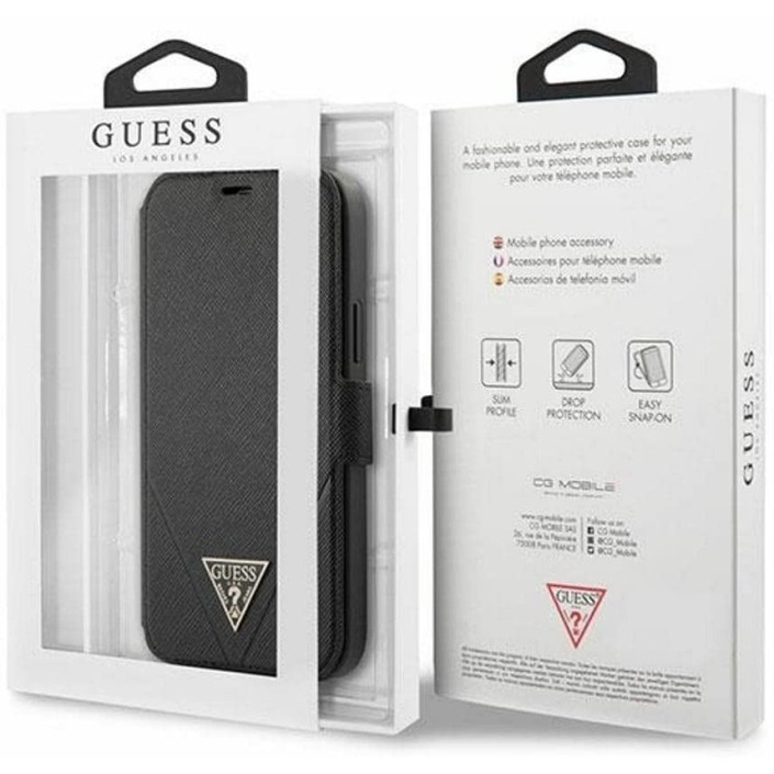Funda Guess Tipo Libro diseño Saffiano Piel...