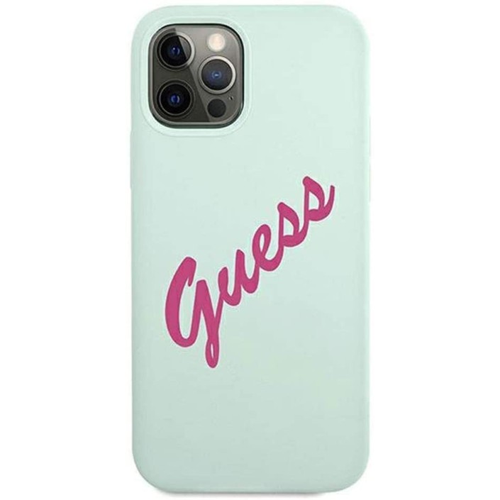 Funda Guess Vintage de silicona para iPhone 12...