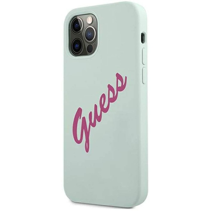 Funda Guess Vintage de silicona para iPhone 12...