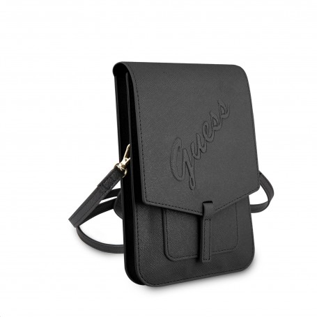 Funda Bolso Guess diseño Saffiano Color Negro GUWBRSAVSBK