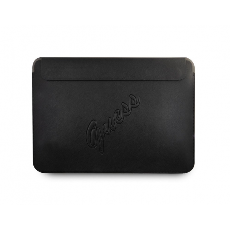 Funda Guess para portátil y tablet de 13" diseño Saffiano color Negro GUCS13PUSASBK