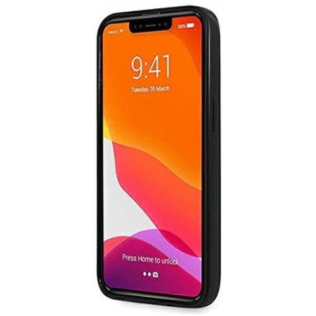 Funda Rígida US Polo para Apple iPhone 13 Pro Max Color Negro con logo Caballos USHCP13XUMHK