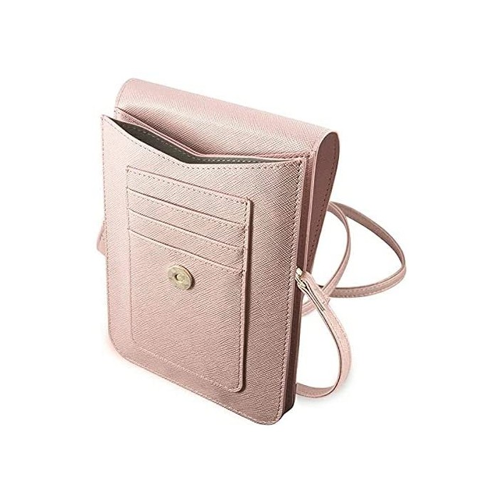 Funda Bolso Guess diseño Saffiano Color Rosa...