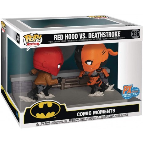 Figura Funko Pop! DC Comics Héroes Red Hood Vs. Deathstroke Modelo 336 Pack-2 | 48886