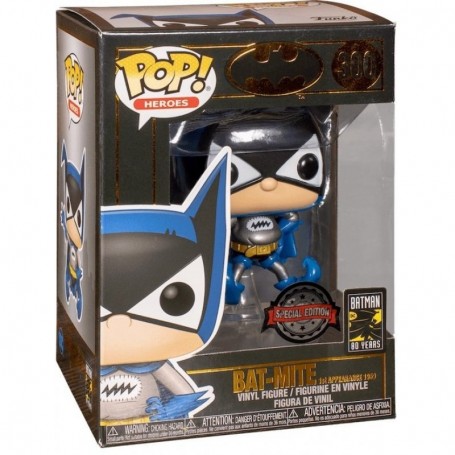 Figura Funko Pop! DC Comics 80th Primera Aparición Batman (Bat-Mite) Modelo 300 Edición Especial| 45348
