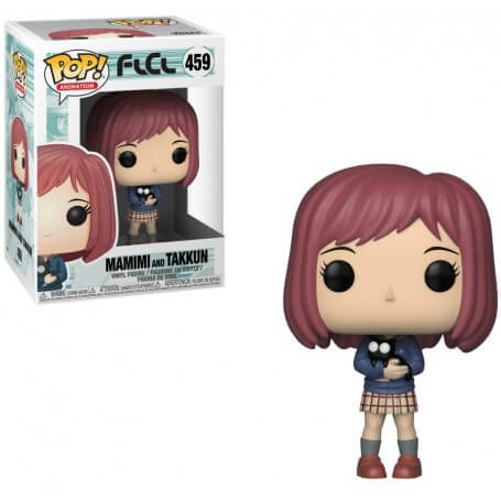 Figura Funko Pop! Series FLCL Mamimi y Takkun Figura de Gato Negro Modelo 459 | 35666