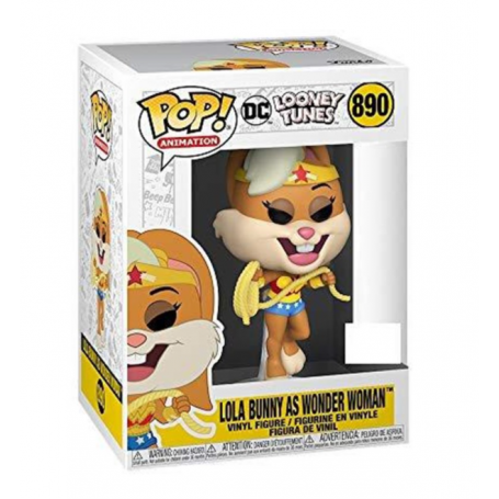 Figura Funko Pop! Dibujos Animados Looney Tunes Lola Bunny (Wonder Woman) Modelo 890| 51735 Edición Especial