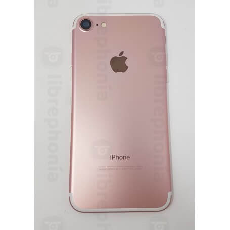 Chasis Tapa Trasera Apple Para iPhone 7 Oro Rosa Original Con Componentes