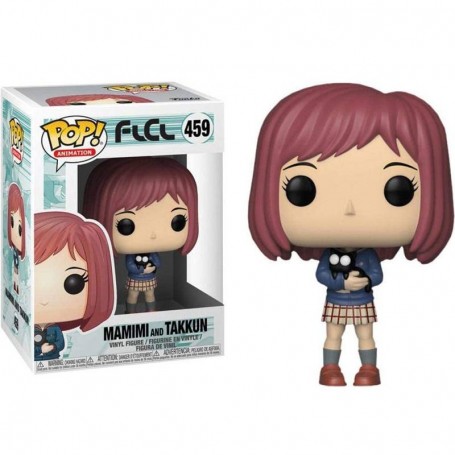 Figura Funko Pop! Series FLCL Mamimi y Takkun Figura de Gato Negro Modelo 459 | 35666