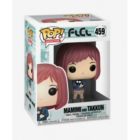 Figura Funko Pop! Series FLCL Mamimi y Takkun Figura de Gato Negro Modelo 459 | 35666