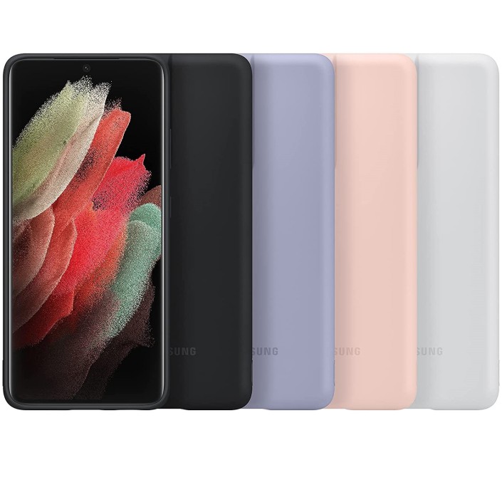 Funda Samsung de Silicona Para Galaxy S21 Ultra...