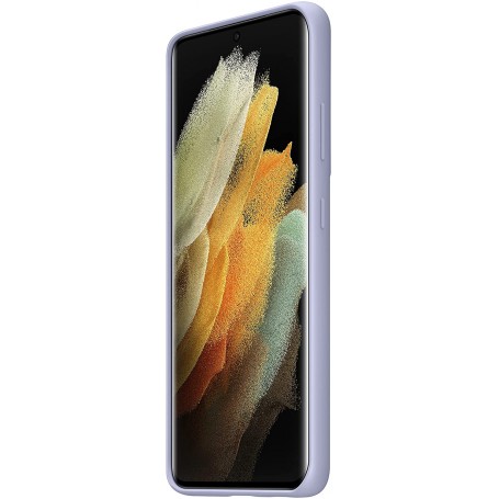 Funda Samsung de Silicona Para Galaxy S21 Ultra Violeta Modelo EF-PG998TV