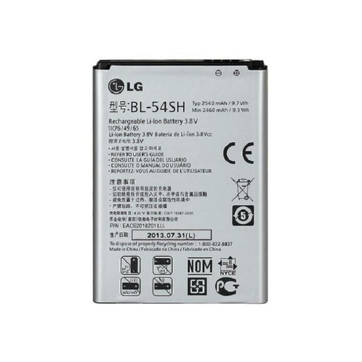Batería Para Teléfonos LG Modelo BL-54SH Estado...