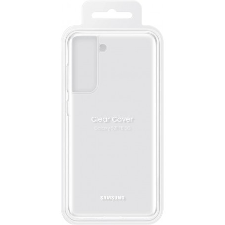 Funda Premium Clear Cover para Samsung Galaxy S21 FE 5G Transparente Modelo EF-QG990CTE