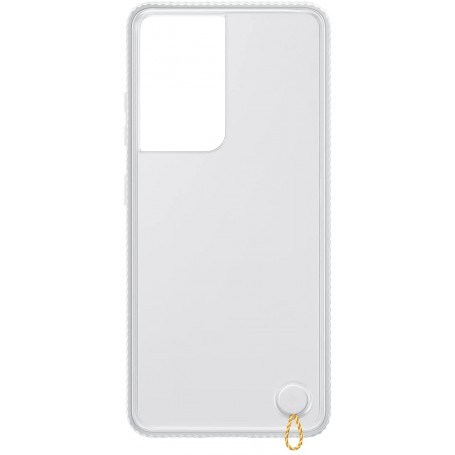 Funda Clear Cover para Samsung Galaxy S21 Ultra Transparente con Borde Blanco Modelo EF-GG998CW