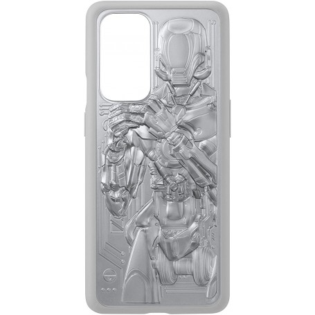 Funda OnePlus 9 Pro Unique Bumper Droid Plata 5431100218