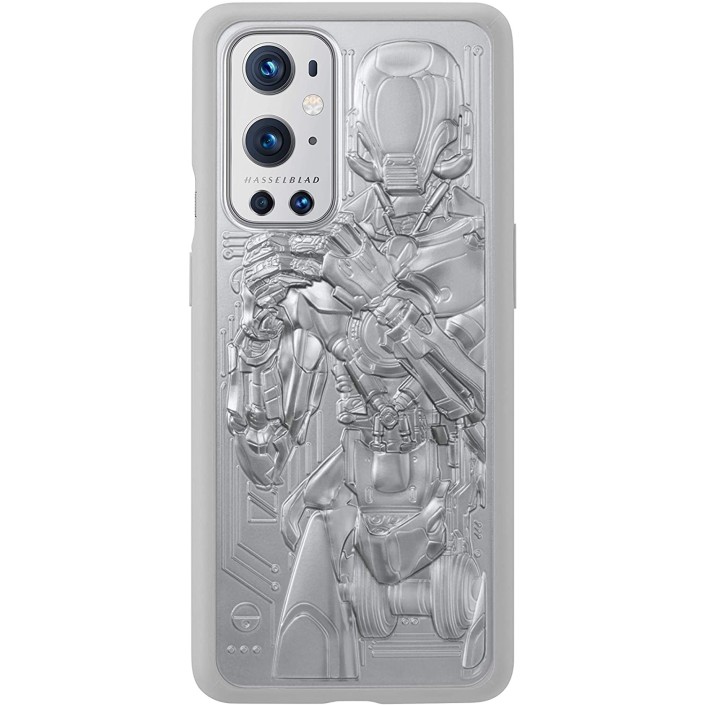 Funda OnePlus 9 Pro Unique Bumper Droid Plata...