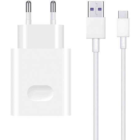 Cargador Compatible CP404 con Cable USB C Carga Rápida 22.5W  Color Blanco | Librephonia