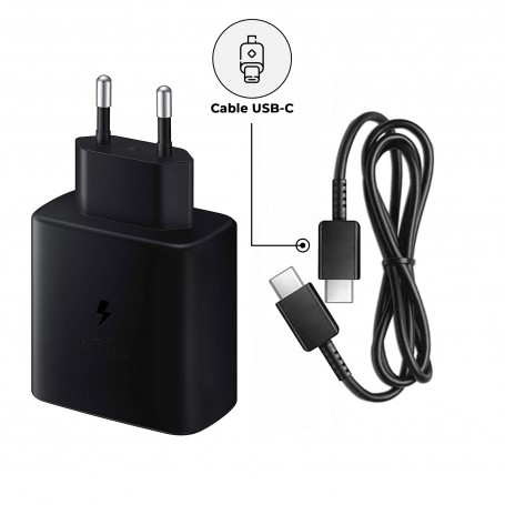 Cargador Compatible EP-TA845EBE 45W + Cable USB Tipo C | Librephonia