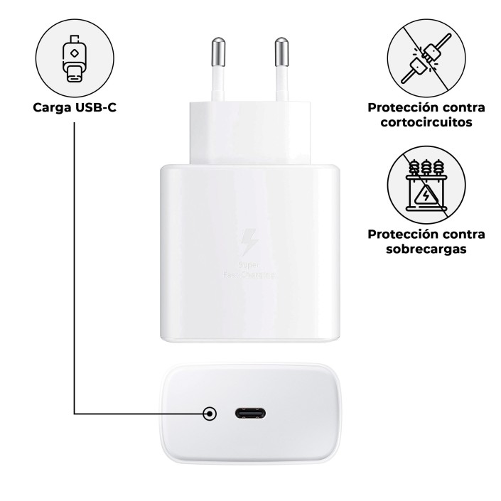 Cargador Compatible EP-TA845EWE 45W + Cable USB...