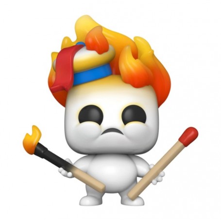 Figura Funko Pop! Películas Cazafantasmas El Legado Mini Puft En Llamas Modelo 936 |48492