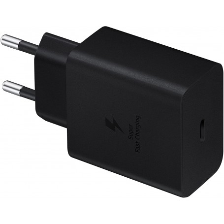 Cargador Samsung EP-T4510XB de 45W Negro con cable USB-C Carga Rápida