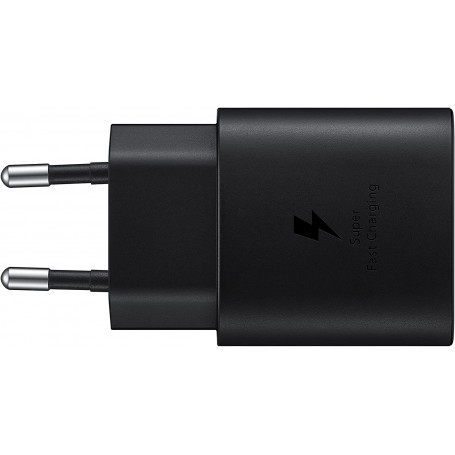 Cargador Samsung 25W Modelo EP-TA800XB + Cable USB C Carga Rápida Negro