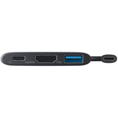 Adaptador Multipuerto Samsung Modelo EE-P3200BJ Gris Conexiones USB-A, HDMI, USB-C