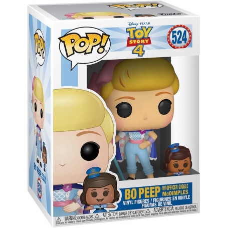 Figura Funko Pop! Disney Toy Story 4 Bo Peep y Oficial McDimples Modelo 524 | 37391